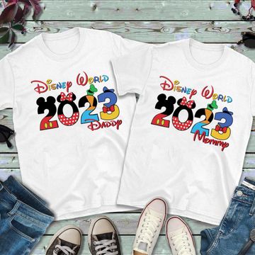 Personalized Disney World 2023 Family T-Shirt