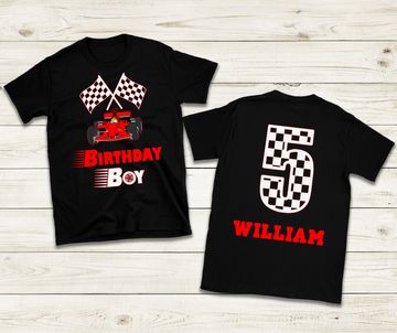Race Car Birthday Boy Shirt