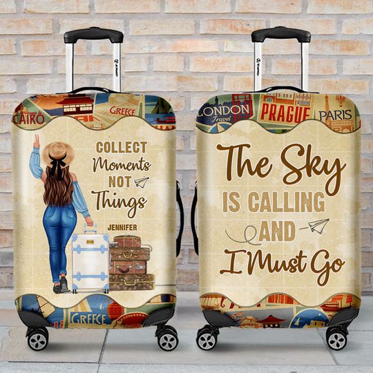 If Not Now Then When - Travel Personalized Custom Luggage Cover - Gift For Traveling Lovers