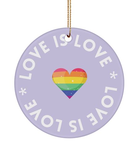 World pride, LGBT ornament, Love is Love, Pride month, Mardi gras, BFF