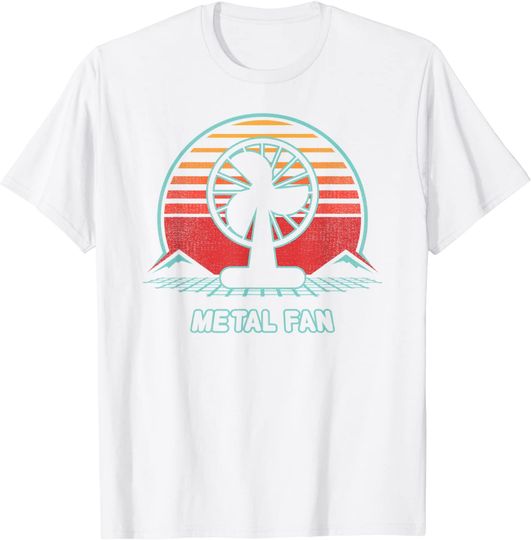 Metal Fan T-shirt Retro 80s Style