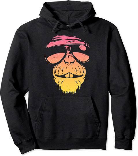 Funny Gorilla Hoodie Cool Gorilla Design Pullover