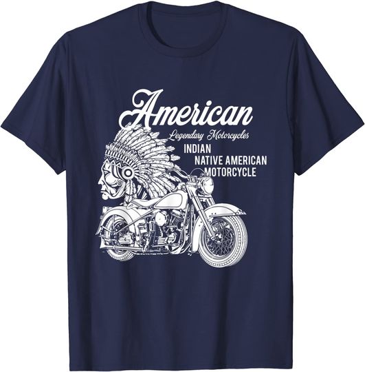 Motorcycle Indian native american bikers gift T-Shirt