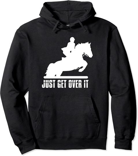 English Riding Hunter Jumper Girl Riding Horse Pullover Hoodie