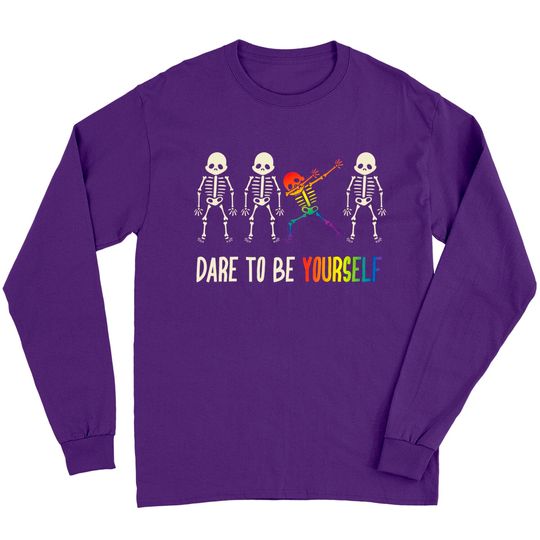 Dare To Be Yourself Long Sleeves | Cute LGBT Pride Long Sleeves Gift