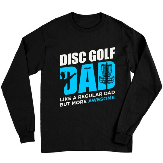 Disc Golf Vintage Funny Disc Golfing Dad Lover Player Gift Long Sleeves