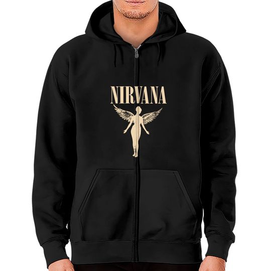 Nirvana In Utero Tour Mens Zip Hoodie