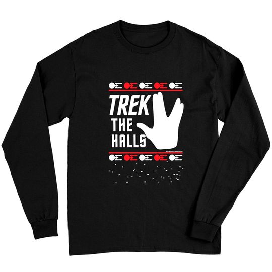 Star Trek The Halls Ugly Christmas Classic Long Sleeves