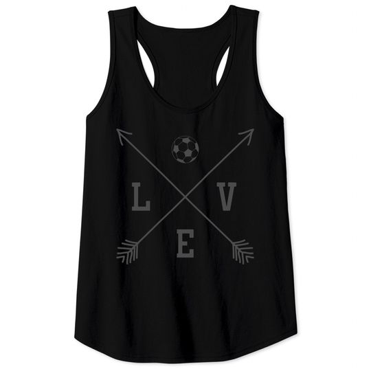 Soccer Love Tank Girls Ladies Tank Top
