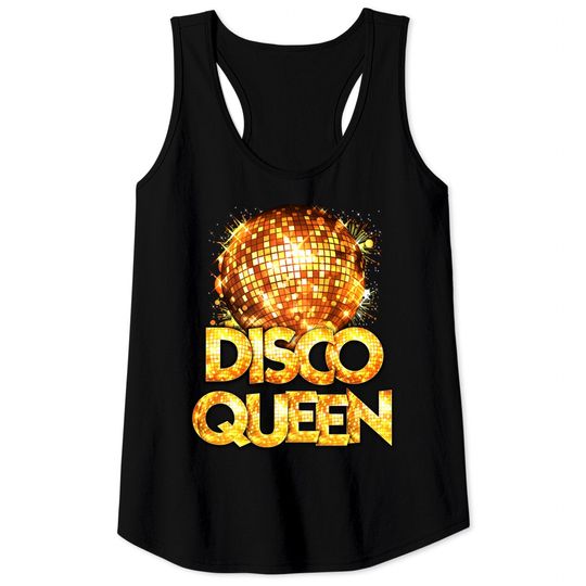 Disco Queen 70's Themed Vintage Tank Top