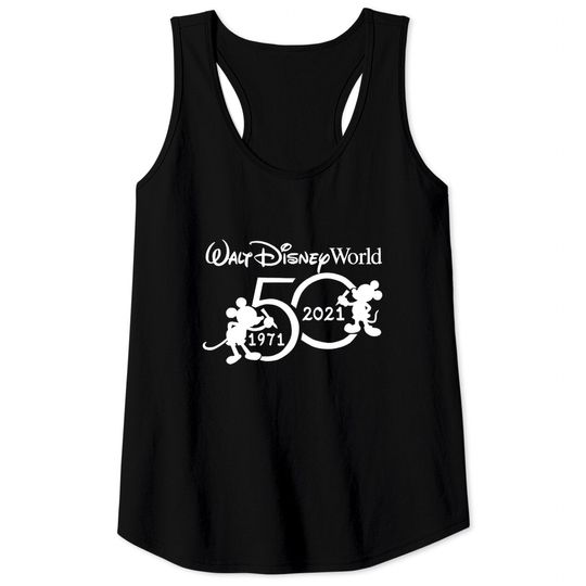 Disney Magic Kingdom 50th Anniversary Mickey Minnie Family Tank Top