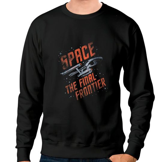 Popfunk Classic Star Trek Space The Final Frontier Sweatshirts & Stickers