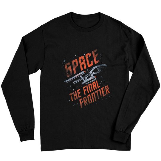 Popfunk Classic Star Trek Space The Final Frontier Long Sleeves & Stickers