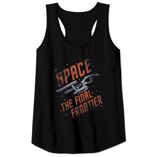 Popfunk Classic Star Trek Space The Final Frontier Tank Tops & Stickers
