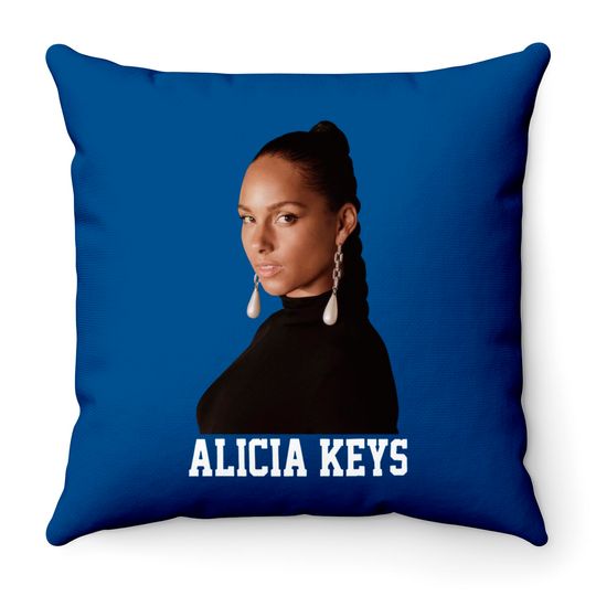 Alice Keys Throw Pillows