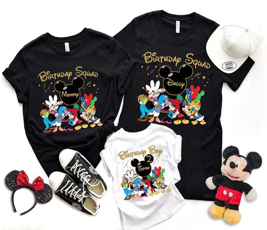 Personalized 2023 Disney Birthday Family Matching T Shirt