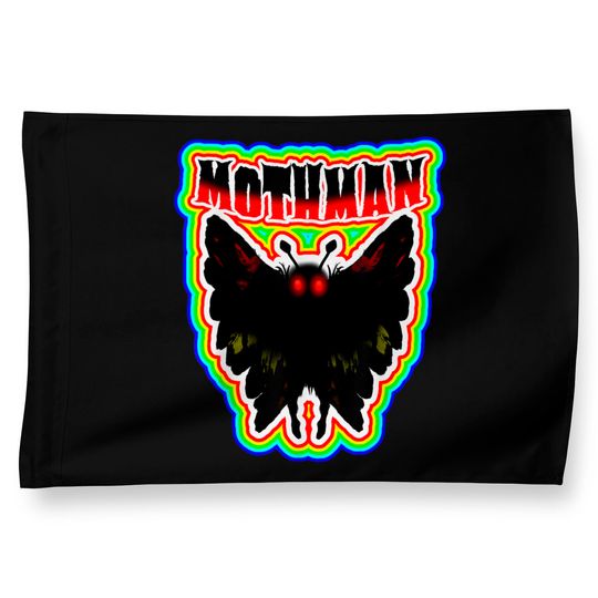 Mothman House Flags Mothman Retro Colorful Gift Novelty