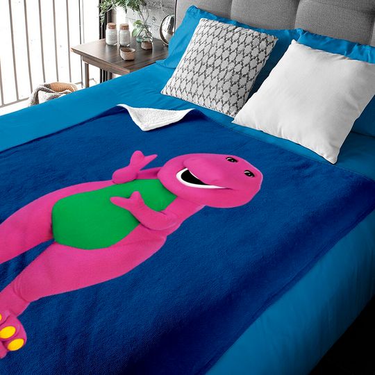 Barney The Dinosaur Classic Baby Blankets