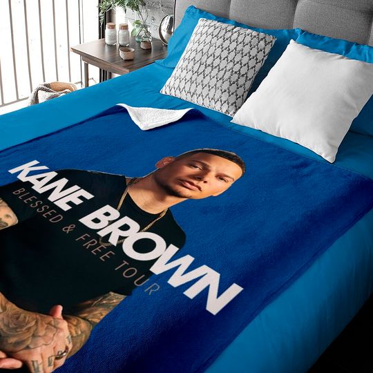 Kane Brown 2021 -2022 Blessed and Free Tour Baby Blanket