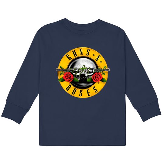 Guns N Roses Men's St Patrick's Bullet  Kids Long Sleeve T-Shirts Green