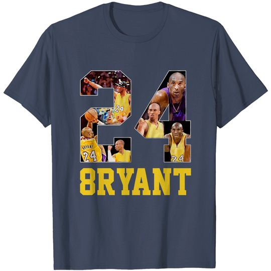 Kobe Bryant No.24 The Man The LA Basketball T Shirt