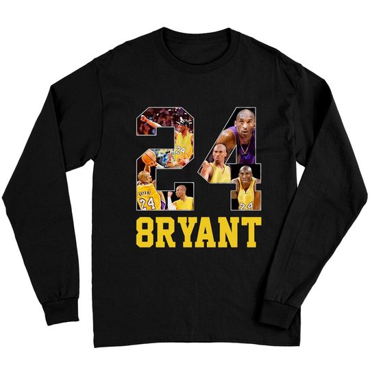 Kobe Bryant No.24 The Man The LA Basketball Long Sleeves
