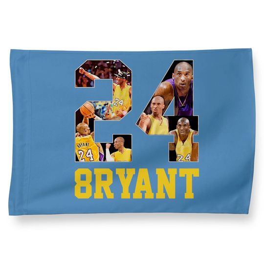 Kobe Bryant No.24 The Man The LA Basketball House Flags