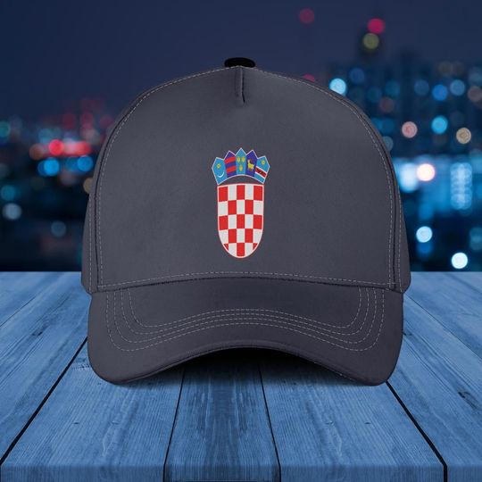 Coat of Arms of Croatia Adjustable Baseball Cap Breathable Sun Hat