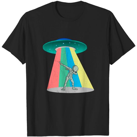 Dabbing Alien T-Shirt I Dab Aliens UFO Area 51 T-Shirt