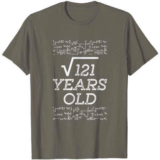 11th Birthday Math Lover Square Root Of 121 T Shirt