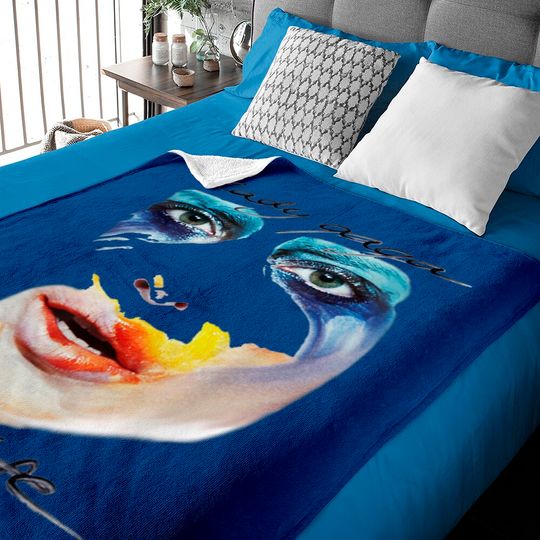Art Pop Ball Applause American Pop Painted Face Baby Blanket