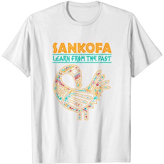 Black History Sankofa African Bird Juneteenth T-Shirt