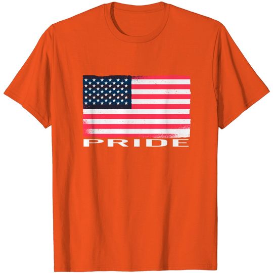 American Pride Flag T Shirt