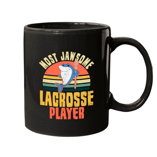 Best Lacrosse Player Design Jawsome Shark Mugs