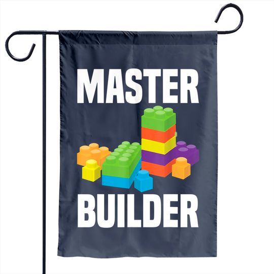 Lego Garden Flag Cool Master Builder Funny Building Blocks