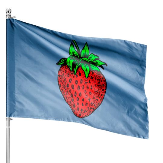 Strawberry House Flags