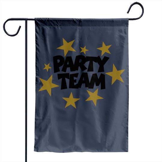 Party Team Stars Garden Flag