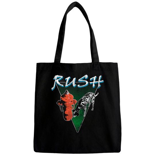 Rush Signals 1983 European Tour w/ Dates Bags