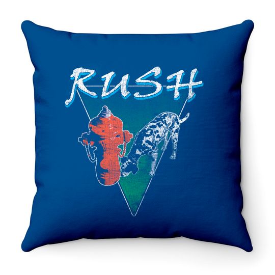Rush Signals 1983 European Tour w/ Dates Throw Pillows