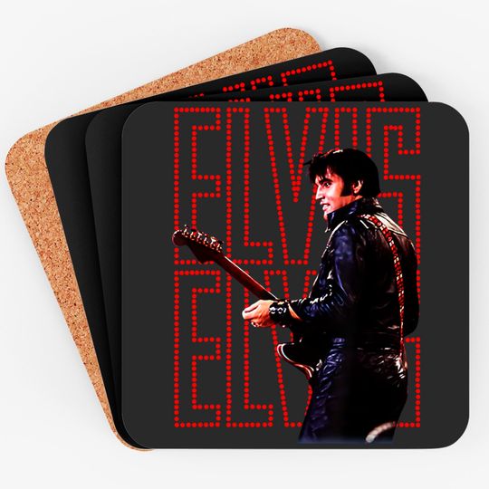 Elvis Presley Official 68 Comeback Special Coaster