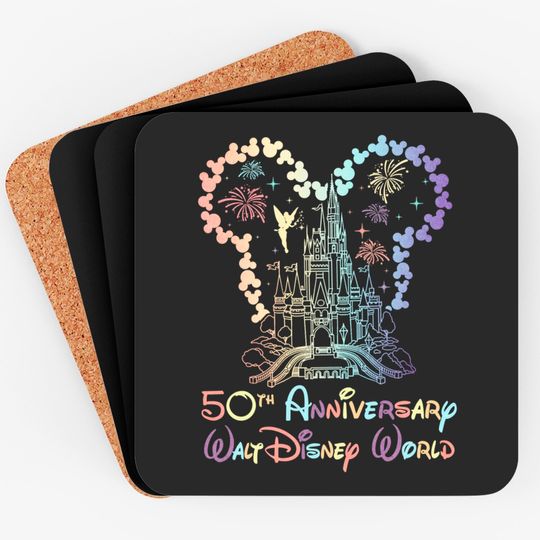 50th Anniversary Walt Disney World Coaster