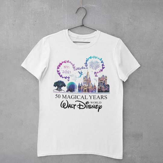 50th Anniversary Walt Disneyworld 50th Anniversary T-shirt