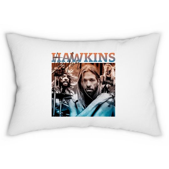 Taylor Hawkins Lumbar Pillows, Foo Fighters Lumbar Pillows,