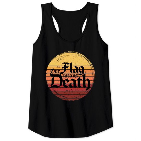 Our Flag Means Death on retro sunset Essential Tank Tops