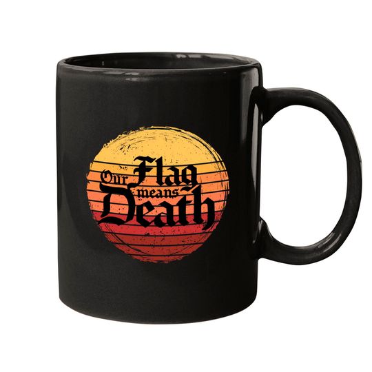 Our Flag Means Death on retro sunset Essential Mugs