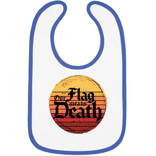 Our Flag Means Death on retro sunset Essential Bibs