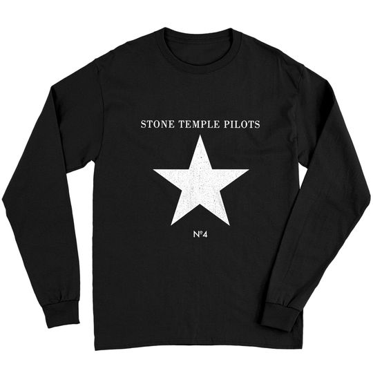 Stone Temple Pilots Rock Band Number 4 Album Cover Adult Short Sleeve Long Sleeves