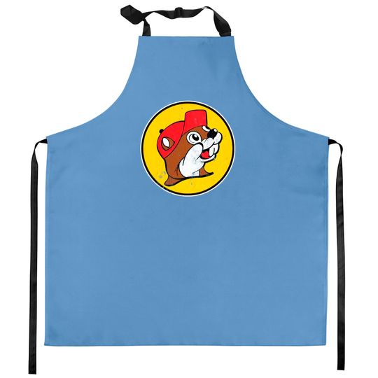 Buc Ee's Beaver Vintage Style Distressed Logo Kitchen Aprons