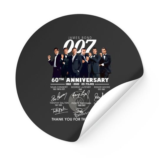 James Bond Anniversary Sticker