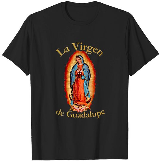 Womens Our Lady Of Guadalupe La Virgen Virgin Mary Catholic T-shirt
